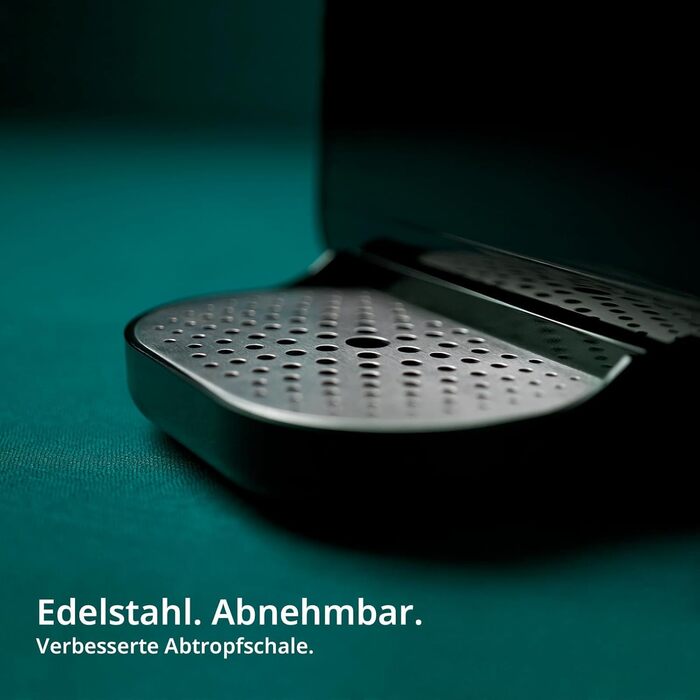 Настільна система осмосу OsmoFresh Quella Pro Black з диспенсером для гарячої води 6 рівнів температури 7-кратна фільтрація зворотного осмосу Фільтр для води для кухні, офісу, автофургону Питна вода без вапна Black Edition