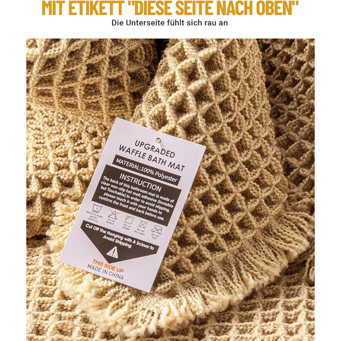 Великий комплект килимків для ванної, комплект килимків для ванної кімнати з 2 предметів, нековзний килимок для ванної, килимок для ванної кімнати в стилі бохо, килимок для душу, що миється, для вітальні, спальні, ванної кімнати, декор для ванної кімнати,