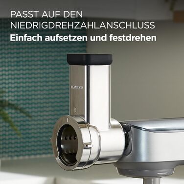 Аксесуари для кухонних комбайнів Kenwood, електричний подрібнювач для нарізки, тертки і натирання овочів, сиру, горіхів, шоколаду і багато іншого, 643ME