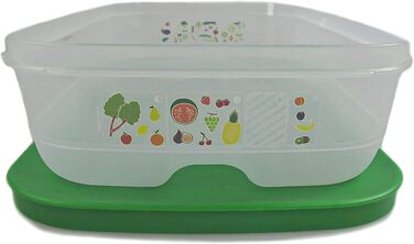 Холодильник TUPPERWARE 1,8 л темно-зелений KlimaOase плоский PrimaKlima Klimaknig