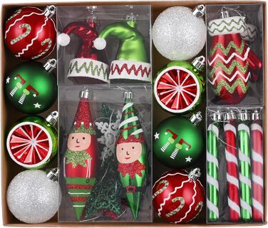 Набір з 40 різдвяних кульок для ялинки Victor's Workshop