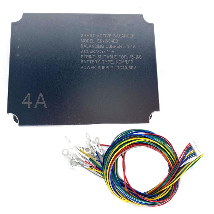 Активний еквалайзер 1mV Прецизійний Li-on Lifepo4 LTO Літій-іонний акумулятор Конденсаторний балансир з док-станцією-адаптером, 15S 16S 4A
