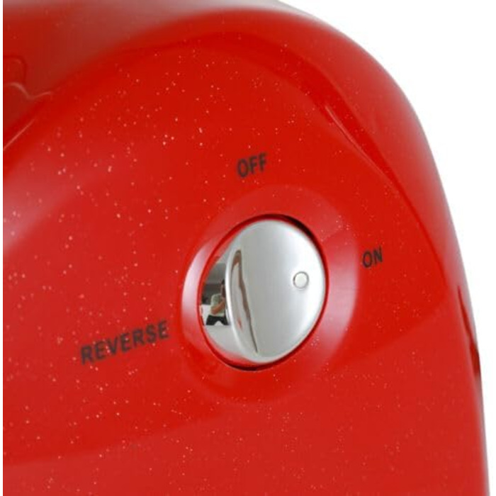 Червона електрична м'ясорубка, 800 Вт харчова ковбасна машина з нержавіючої сталі м'ясорубка м'ясний фарш фарш для ковбаси з 3 нож