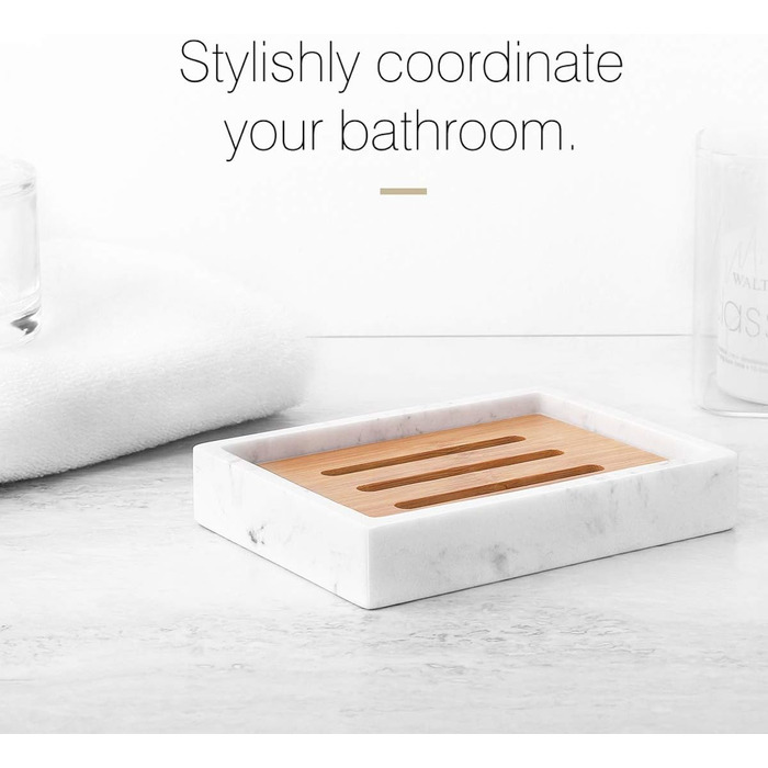 Мильниця бамбукова, прямокутна мармурова мильниця Дерев'яна мильниця з зливом Ручна мильниця Мильниця для мила Швидкосохнуча мильн