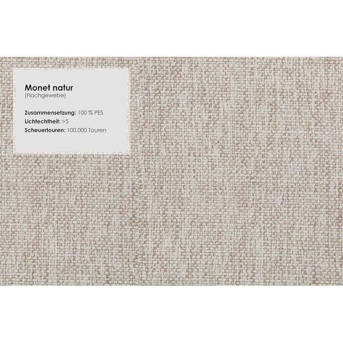 Місний Byrum / Великий 3-місний диван у сільському стилі з пружинною серцевиною / Пасує до елегантного диванного гарнітура Byrum / 186 x 87 x 88 / Натуральний (Білий-Бежевий) 3-місний Натуральний, 3-