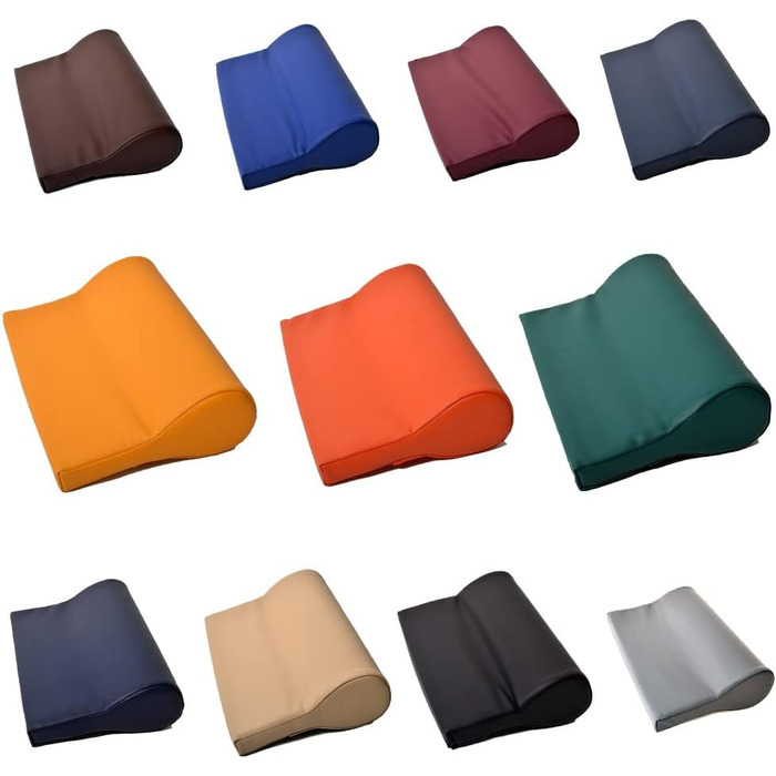 Масло- та водовідштовхувальна подушка для шиї для масажу, виготовлена з дрібнопористого пінопласту та з поліуретановим чохлом, як подушка для підтримки шиї для масажного столу (бежевий)