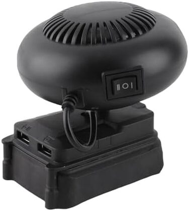 Обігрівач на батарейках з двома USB-портами, двома режимами температури та гнучким регулюванням кута для BAT609, BAT609G та BAT610G.