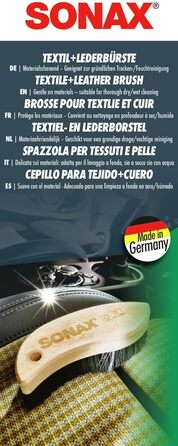 Сухе та вологе чищення текстилю та для дбайливого очищення гладких шкіряних поверхонь Артикул 04167410 TextileLeatherBrush