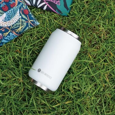 Ізольована пляшка для пиття Les Artistes Paris Pull can&39IT з нержавіючої сталі та поліпропілену кольору Eden, 280 мл, розміри 7,2 см x 7,2 см x 14 см, A-6828 280 мл Різнокольоровий