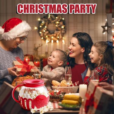 Миска для попкорну в мікрохвильовій печі, горщик для мікрохвильової печі Air Popcorn Snack, машина для приготування попкорну, скло без BPA, можна мити в посудомийній машині, кришка 3-в-1, здоровий попкорн, стійкий до високих температур