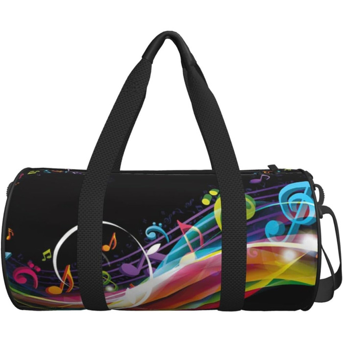 Спортивна дорожня сумка Метелик для дівчаток містка, легка та довговічна. Ідеальний подарунок для подорожей, походів, відпустки та ділових поїздок. Яскравий музичний дизайн, універсальний розмір.