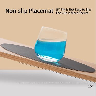 Набір з 4-х, миються серветки серветки круглі Ø 38см серветки круглі двосторонні нековзні серветки зі штучної шкіри серветки зі шт