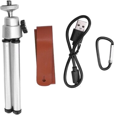 Світлодіодний кемпінговий ліхтар із зарядкою Type-C, портативний кемпінговий ліхтар для намету, двоколірне підсвічування для прямих трансляцій та використання на вулиці, водонепроникний IP63 (чорний та білий)