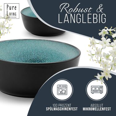 Набір кухлів з 6 керамогранітів Ibiza - Стильний набір кавових кухлів Сучасна посудомийна машина та мікрохвильова піч, стійка до п