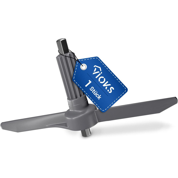 Заміна крила безперервного подрібнювача VIOKS для Bosch MUM Аксесуари 10000314 Вісь водія для кухонного комбайна Bosch MUM - MUZ9vl1 / Bosch Optimum Аксесуари MUM5 MUM9 Запасні частини Аксесуари та інші