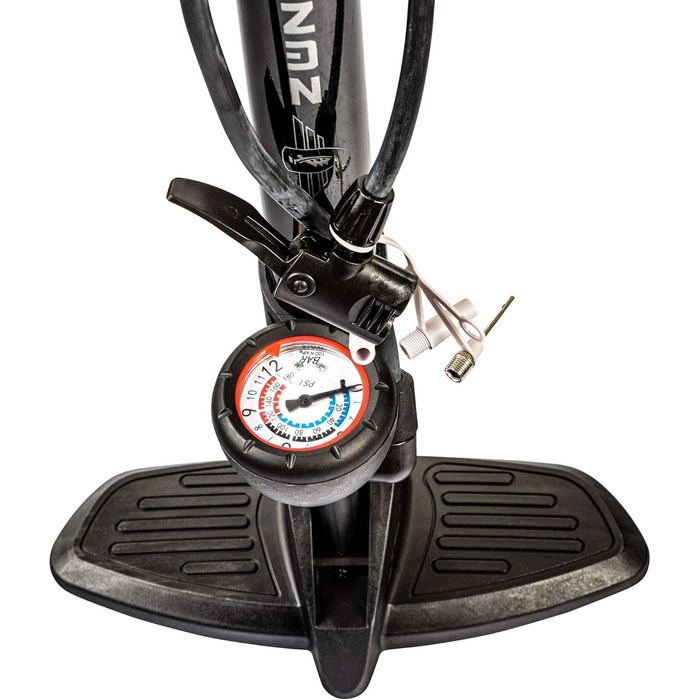 Велосипедний насос Zndapp, підходить для всіх клапанів, велосипедний насос, автомобільний клапан, клапан Presta, французький клапан, підлоговий насос, клапан Schrader, AV, DV, FV, кульовий насос