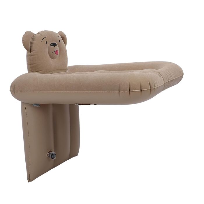 Дитяче надувне автоліжечко, універсальна сумісність, покращені функції безпеки, подвійне незалежне надування, підходить для дітей зростом до 73 см, надувне автоліжечко