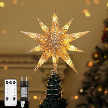 Різдвяна верхівка для ялинки Lewondr