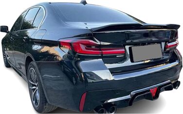 Задній спойлер Fly Design підходить для BMW 5 Series G30 Extra Wide Gloss Black