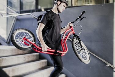 Самокат YEDOO Mula - до 150 кг, самокат з пневматичними шинами 20/16 - для дорослих, самокат з підставкою і регульованим кермом, с