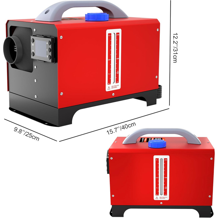 Дизельний паркувальний обігрівач потужністю 8 кВт, повітряний дизельний обігрівач 12 В з дистанційним керуванням, комплект повітряного дизельного обігрівача з РК-монітором та глушником, обігрівачі для будинків на колесах, автомобілів, вантажівок, будинків
