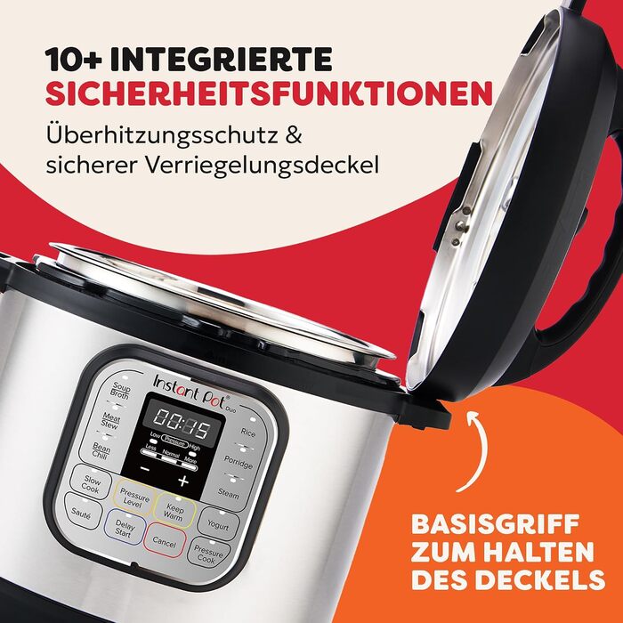 Мультиварка-скороварка Instant Pot Duo 30, 3 л електрична каструля та рисоварка