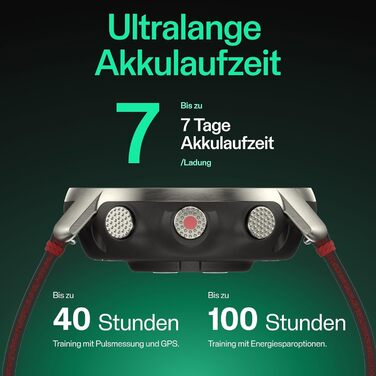 Преміальний годинник для активного відпочинку на природі з GPS Міцність військового класу, сапфірове скло, моніторинг серцевого ритму на зап&39ясті, тривалий час роботи від батареї, навігація, M/L Grit X Pro Titan M/L Titan