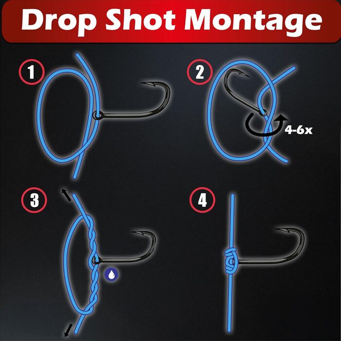 Набір повідків Drop Shot - 25 шт. (3,5 г/5 г/7 г/10 г/14 г) по 5 шт. кожен з коробкою - Джиг-головки, повідці Cheburashka, повний набір Drop Shot