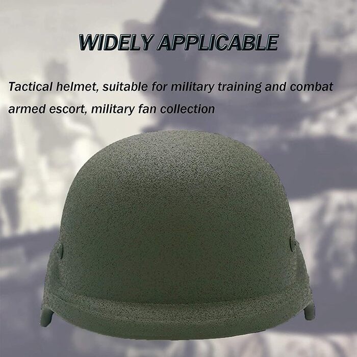 Куленепробивний шолом M88, військовий шолом із рівнем захисту 2, високоякісний сталевий матеріал, шкіряний потовий ремінець для військових навчальних та бойових пейнтбольних шоломів