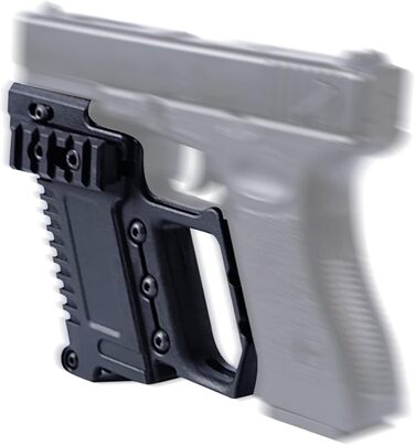 Тактичний комплект Jungle Leopard GB-37-BK – пістолет-карабін для Glock 17/18/19, рейкові бази, зарядний пристрій, кріплення для стрільби