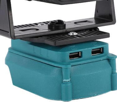 Портативний кімнатний обігрівач Fafeicy, електричний обігрівач з 2 режимами температури від 55 до 85 C та двома USB-портами для BL1850, BL1840, BL1830, BL1820, BL1430 Ion-