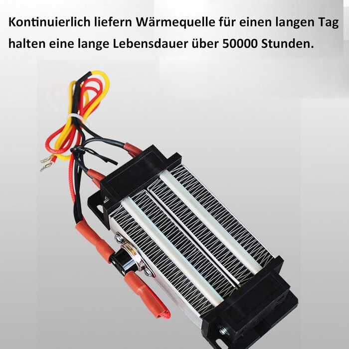 Нагрівач 200 Вт 220 В PTC ізольований керамічний повітряний нагрівач, PTCYIDU керамічний повітряний нагрівальний елемент постійної температури PTC електричний нагрівач керамічний нагрівач для зволожувачів повітря 76a2-220v-200w