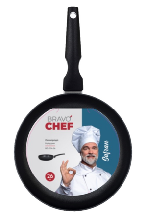 Сковорода BRAVO CHEF Safran 26 см б/кришки (6720858)
