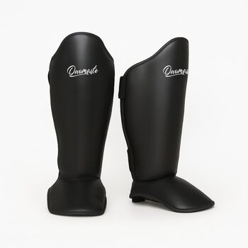 Шкіряні щитки для гомілок з м&39якою підкладкою, ShinGuard, шкіра, бойові мистецтва, тренування з карате, кікбоксинг MMA, муай-тай, крав-мага для ніг, великий / дуже великий розмір