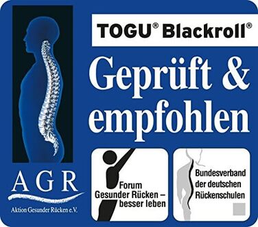 Ролик для вирівнювання фігури Togu Blackroll Soft Fascia 30 см біло-сірий
