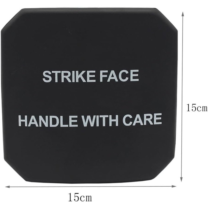 Дюймів військовий жилет EVA бічна пластина накладка тактичний страйкбольний мисливський жилет бронежилет манекен пластина захисна бічна накладка панель SAPI розміром чорний, 2 шт., 6x6