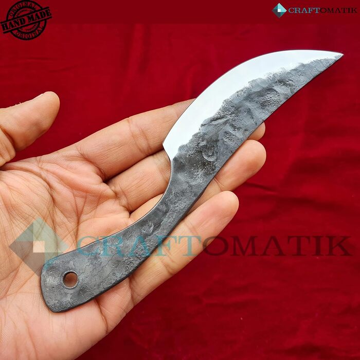 Набір столових приборів ручної роботи в середньовічному стилі 3-предметний (ніж, виделка, ложка) зі шкіряним чохлом Подарунковий набір для кухні, кемпінгу та барбекю HFTC10x