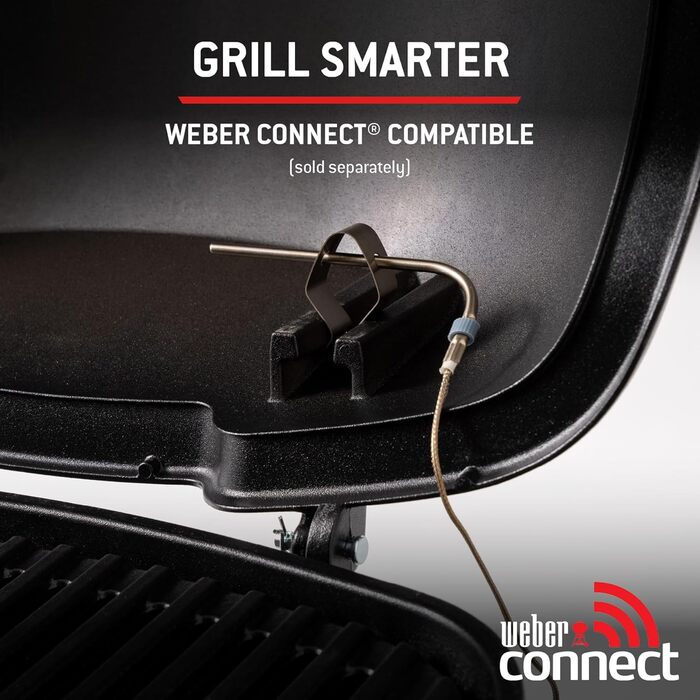 Газовий гриль Weber Q 1200N із бічними столиками