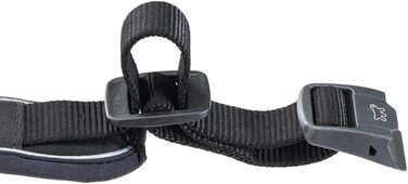 Нашийник для собак Ferplast Genius C25/55, світловідбиваючий, дихаючий, регульований, з магнітною застібкою та швидким роз'ємом, для великих порід, з м'якою підкладкою, чорний. Розмір шиї 45-55 см.