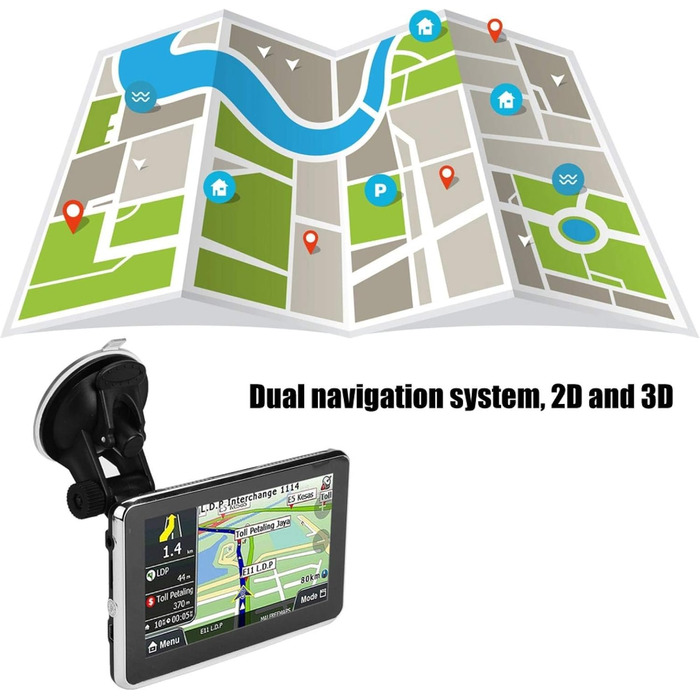 Універсальний GPS-навігатор Ymiko з 5-дюймовим сенсорним екраном, GPS-навігатор DDR256M, 8G, MP3, FM, карта Європи, 508 відео