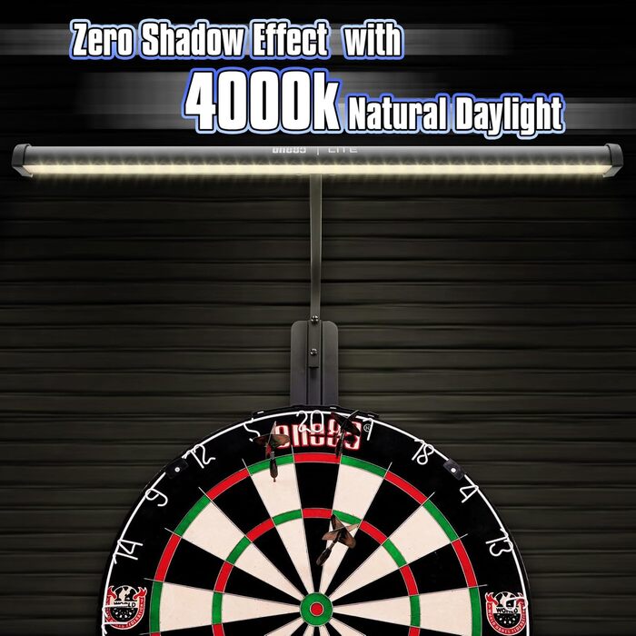 Підсвічування мішені для дартсу Світлодіодне освітлення Dart Illumina для коркової мішені для дартсу Електронна система освітлення мішені для дартсу Система освітлення мішені для дартсу з брендованим Small BASIC, 80