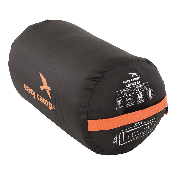 Спальний мішок Easy Camp Astro M/+5°C Blue Left (240145)