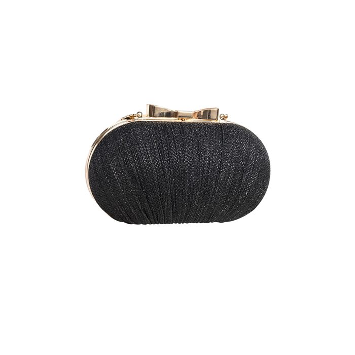 Чорна вечірня сумочка-клатч з блискітками та паєтками, елегантна сумочка на ланцюжку для весілля та особливих подій