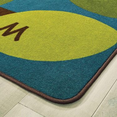 Килими для дітей сова-алфавіт Дитячий килим Розмір килима 6 x 9'