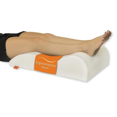 Подушка для підняття ніг sleepling, подушка для ніг, позиціонуюча подушка для дорослих, подушка для колін 40 x 68 x 16,5 см, 100 поліестер, можна прати при 60 градусах, стандарт Oeko-Tex 100, зроблено в ЄС 40 x 68 x 16,5 см поліестер