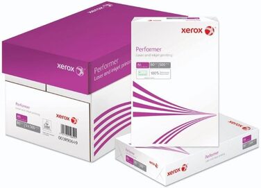 Багатофункціональний папір Xerox Performer, 80 г м, А4, 1 картка, 5 пачок, 2 500 аркушів 003R90649 білий 1 картон Відповідь 4