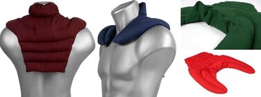 Подушка для шиї та шийного відділу хребта - шия плечі спина - коричнево-біла - подушка з органічної спельти - подушка для шиї з підігрівом - подушка з органічного зерна спельти для шиї та плечей