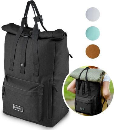 Рюкзак-холодильник Coolin&39 30L Рюкзак з відділенням-холодильником для пива, пікніків, напоїв тощо Сумка-холодильник як рюкзак - практичний та простий Термічний рюкзак для пляжу або походів, чорний