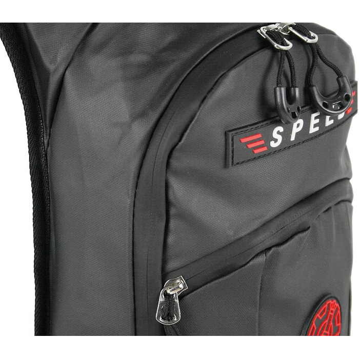 Рюкзак Bag Street "Speed", 42x25x14 см, Водонепроникний, Текстиль/ПВХ, Чорний матовий