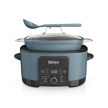 Мультиварка Ninja Foodi PossibleCooker, 8 л, на 8 порцій, 8-в-1, колір сіре морське солі